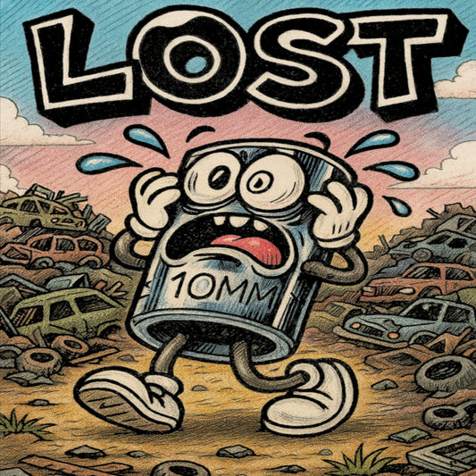 "LOST" Short Sleeve Black Tshirt