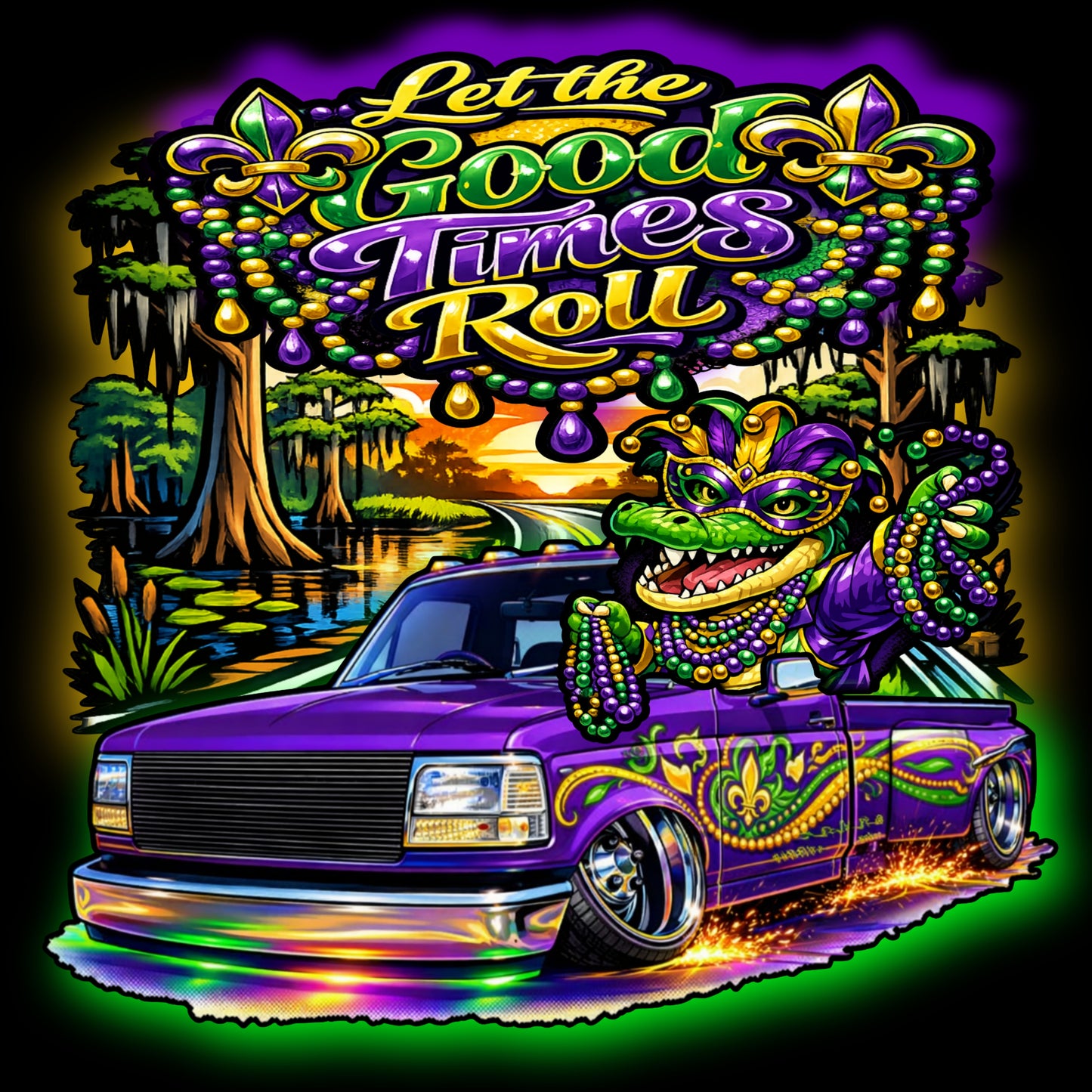 Mardi Gras Mini Trucks