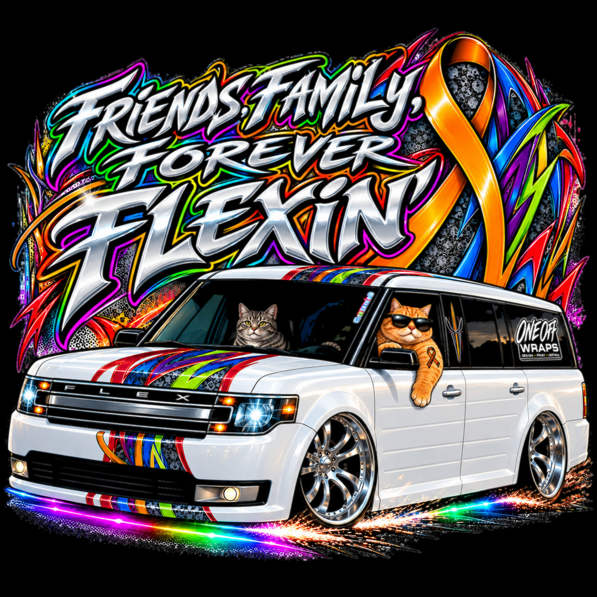 FLEXIN' ON  CANCER